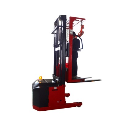 New Style Best Quality Reliable CE Battery High Level Order Picker Forklift Standing Electric Operated Fork lift Truck