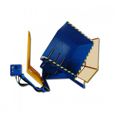 Pallet inverter rotating stationary pallet charger and inverter