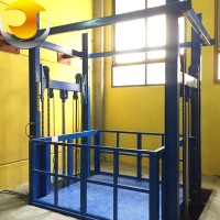 track rail guider lift cargo lift platform