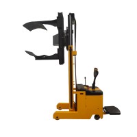 1000 kg electric roll paper lifter stacker 360 degree paper roll clamps convenient warehouse handing equipment